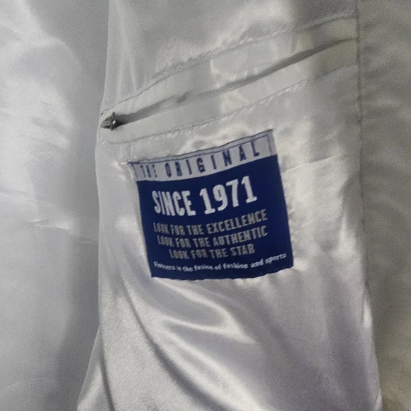 STARTER Dallas Cowboys White and Blue  Jacket Excellent Condition. - Picture 5 of 6